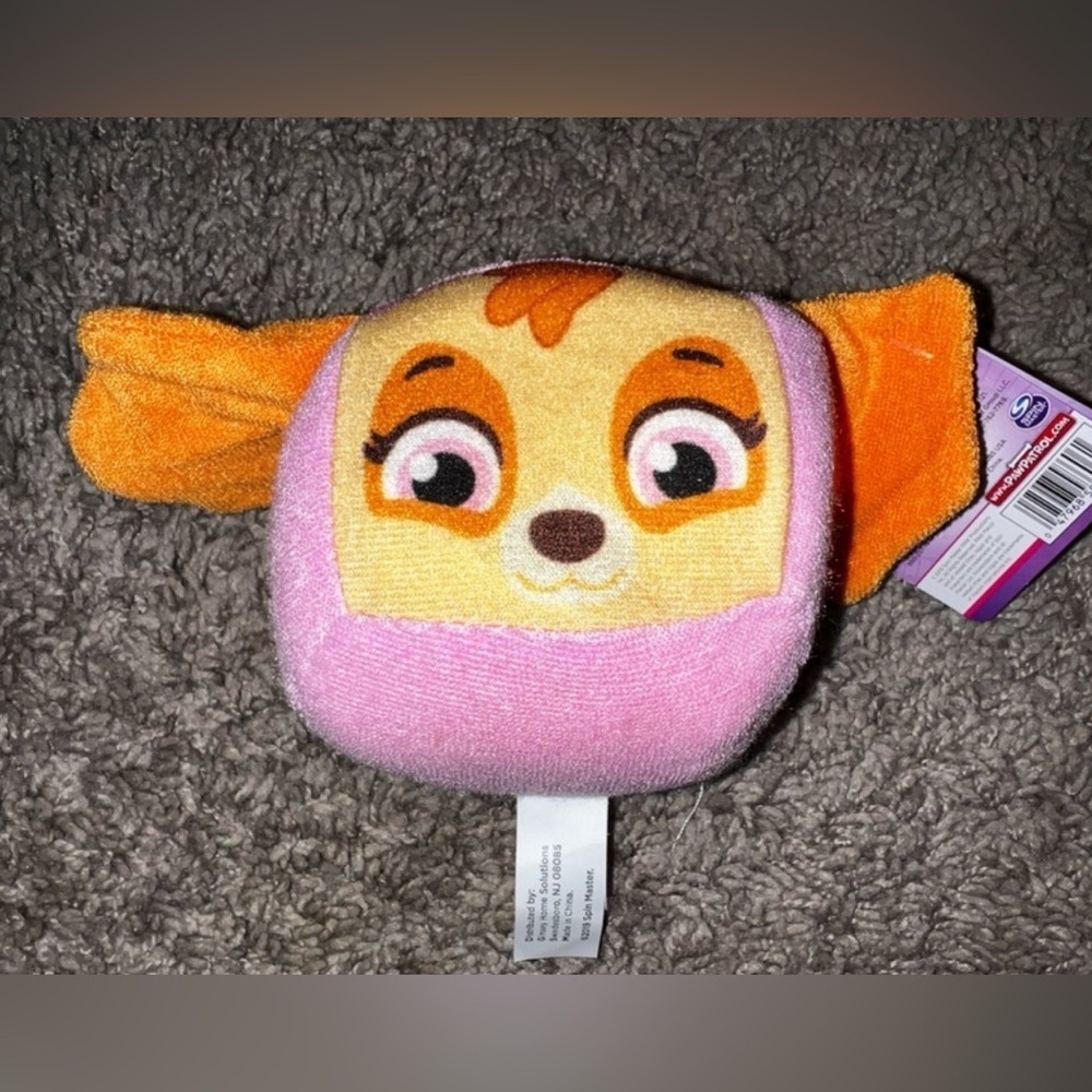 NWT Paw Patrol Skye Bath Sponge